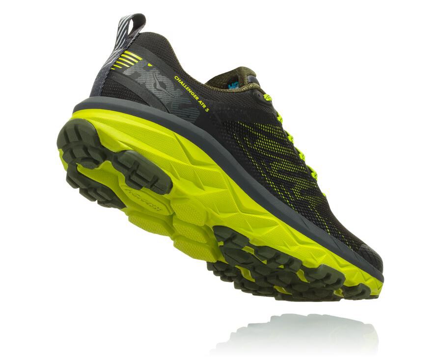 Hoka One One Trailsko Herre - Challenger Atr 5 - Sort/Grøn - 327804NIH